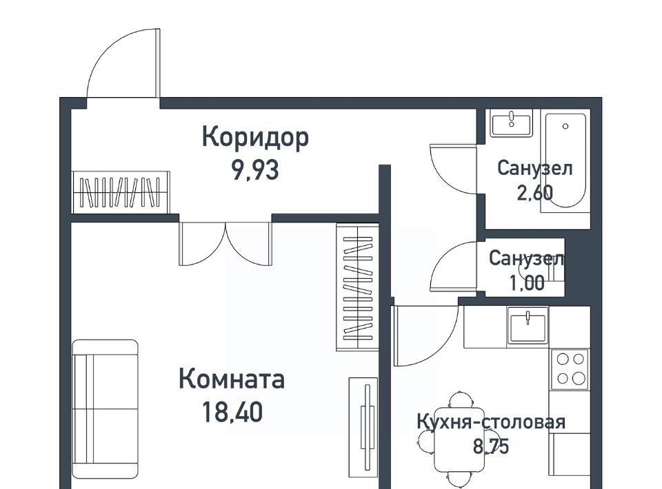 квартира р-н Сосновский п Пригородный ул Ласковая 26 Кременкульское с/пос фото 1