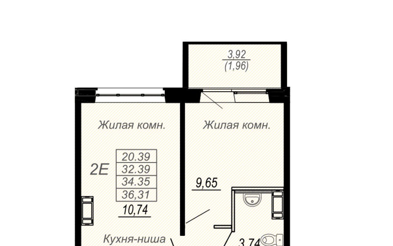 квартира г Хабаровск р-н Индустриальный ул Герцена 15/2 фото 1