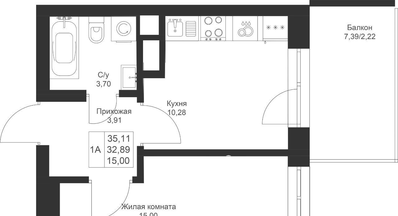 квартира р-н Лаишевский Столбищенское с/пос, Дубравная, Новый Свет жилой комплекс фото 3