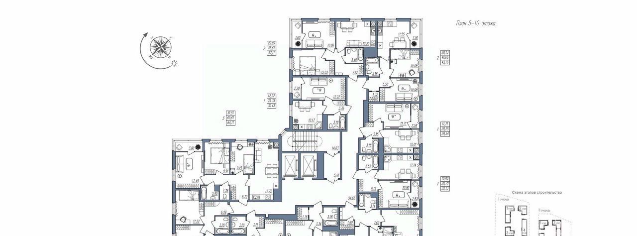 квартира г Волгоград р-н Тракторозаводский ул Тракторостроителей 21 фото 2