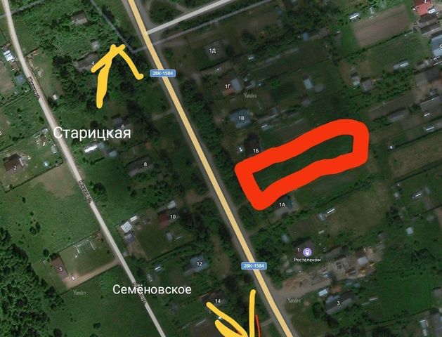 земля д Семеновское 1В, Торжок фото