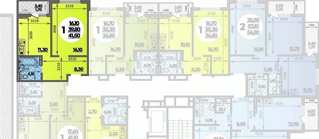 квартира г Краснодар р-н Прикубанский ул Героев-Разведчиков 17к/1 фото 1