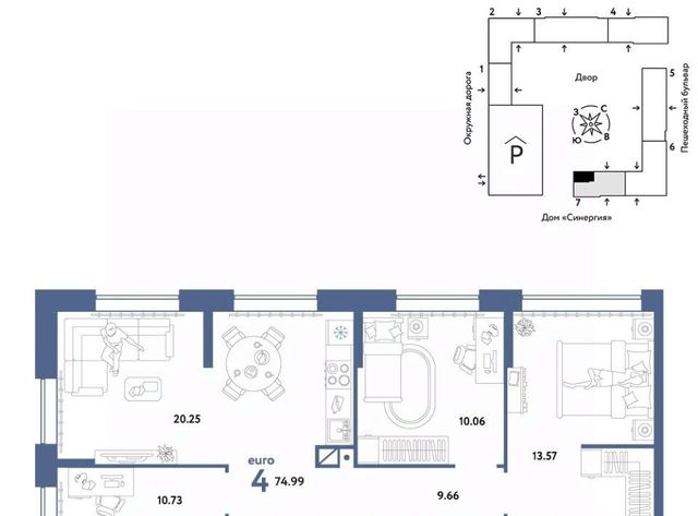 р-н Калининский ул Интернациональная 199к/10 фото