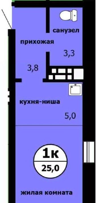 квартира г Красноярск р-н Ленинский Завода СК, Садоводческое товарищество Химик фото 1