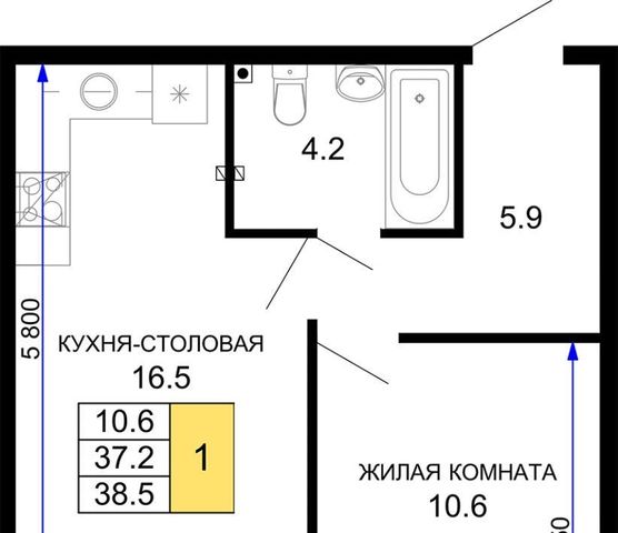 р-н Прикубанский ЖК «Дыхание» фото