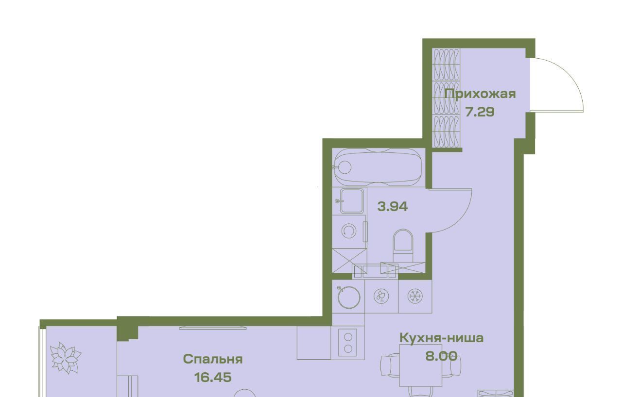 квартира р-н Сургутский пгт Барсово ул Кубанская 10 фото 1