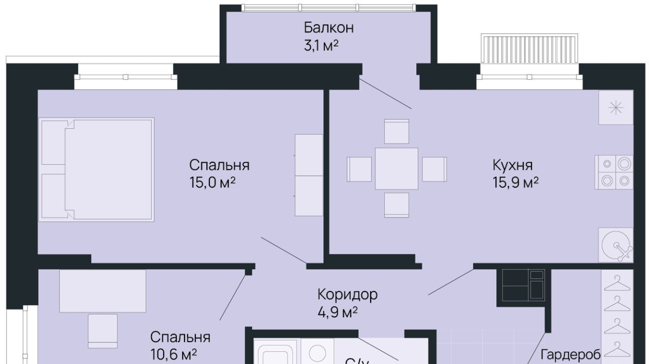 квартира г Нижний Новгород Горьковская Резиденция жилой комплекс фото 1