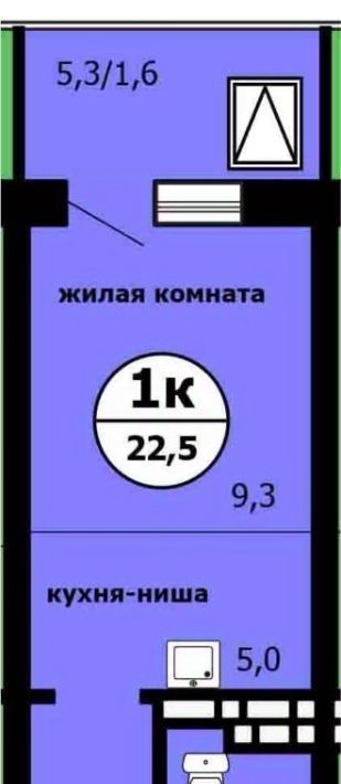 квартира г Красноярск р-н Ленинский Садоводческое товарищество Химик Завода СК фото 1