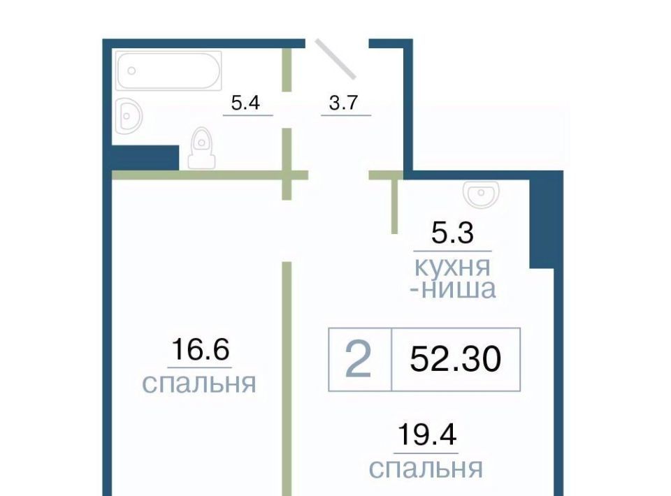 квартира г Красноярск р-н Железнодорожный ул Дубровинского фото 1