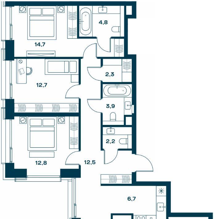 квартира г Москва метро Красный Балтиец ул Часовая 28к/8 фото 1