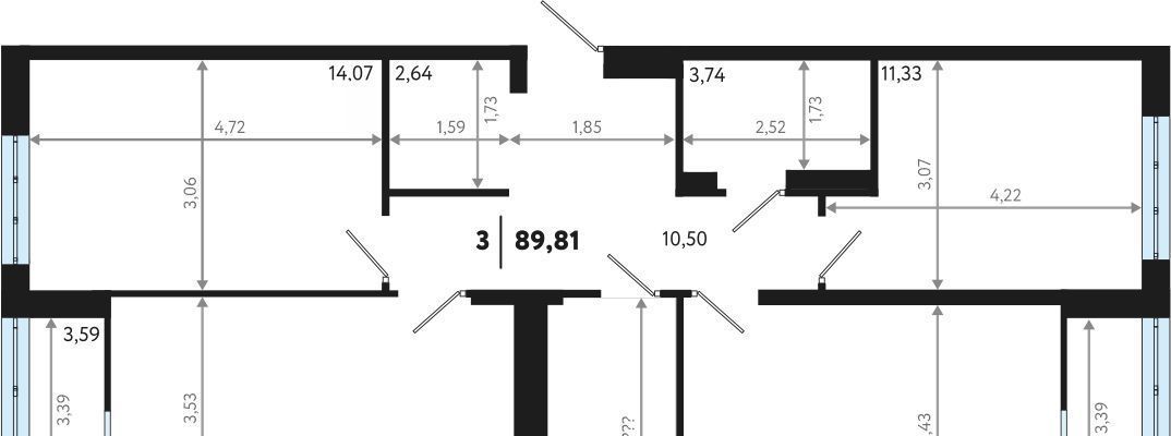 квартира г Тюмень р-н Ленинский ул Газопромысловая 1к/2 фото 2