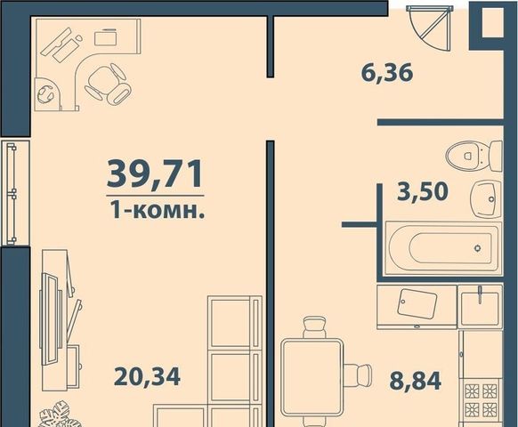 р-н Железнодорожный Киндяковка ЖК «Заря» фото