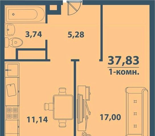 квартира р-н Железнодорожный Киндяковка фото