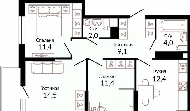 р-н Прикубанский ш. Ближний Западный Обход, 2к 3 фото