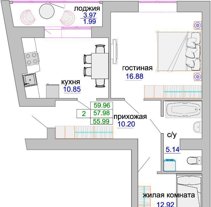 квартира р-н Зеленоградский г Зеленоградск ул Тургенева 16а фото 1