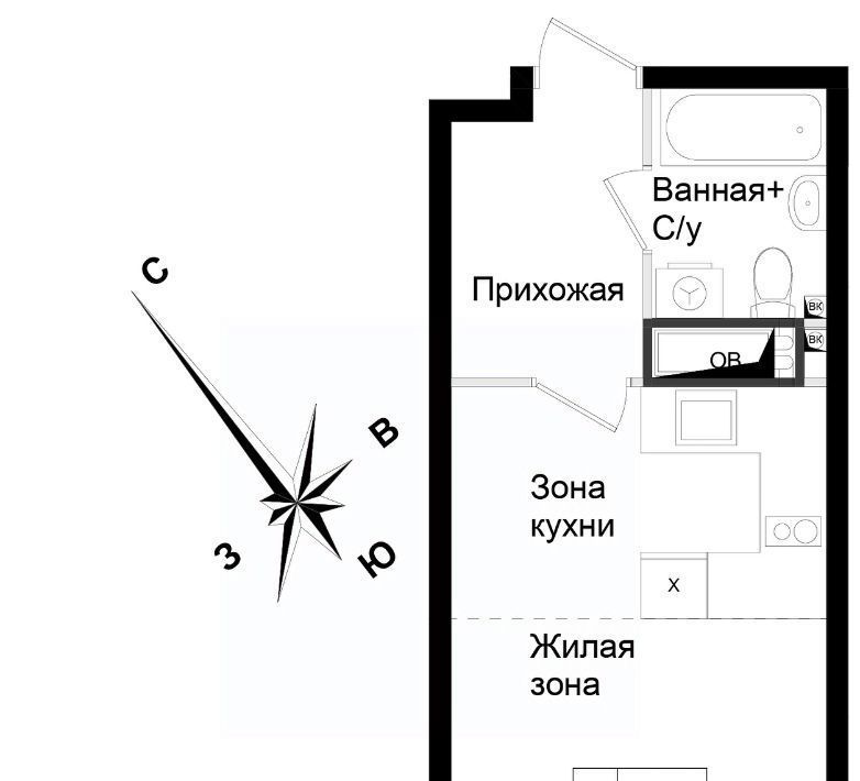 квартира г Химки ЖК «Две Столицы» Беломорская фото 2