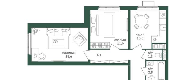 метро Лесопарковая ш Варшавское 170ек/11 фото