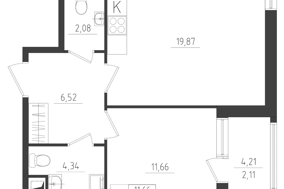 квартира г Красное Село ул Лермонтова 15к/2 Красносельский район фото 1