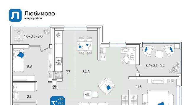 р-н Прикубанский мкр Любимово 7 фото