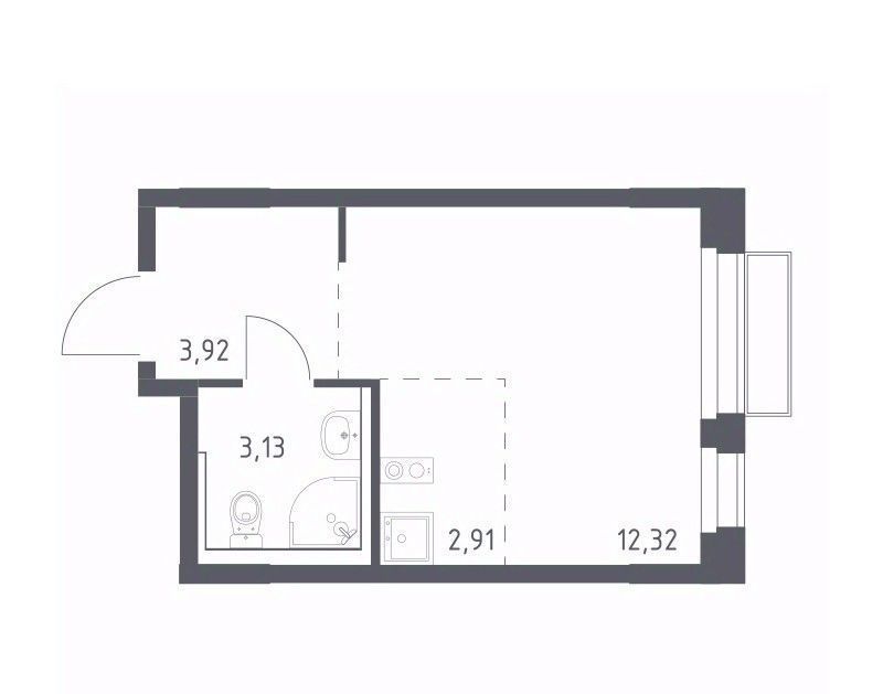 квартира г Москва п Кокошкино д Санино ЖК Новое Внуково метро Рассказовка к 28 фото 1