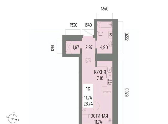 р-н Октябрьский ЖК «Новатор» Глумилино-1 мкр фото