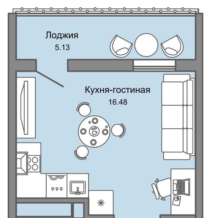 квартира г Ульяновск р-н Заволжский Новый Город ЖК Юлла 10-й кв-л фото 1