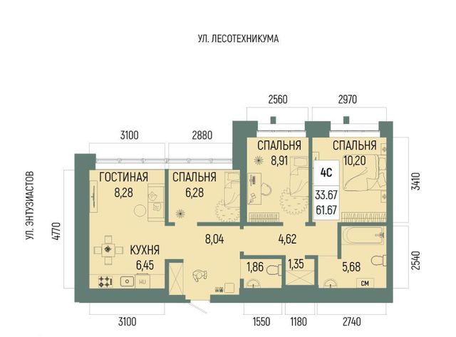 р-н Октябрьский ЖК «Новатор» Глумилино-1 мкр фото