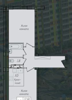 квартира г Курск р-н Сеймский ул Энгельса 154г фото 1