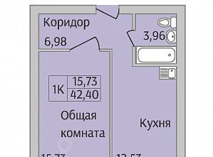 квартира г Новосибирск метро Площадь Гарина-Михайловского ул Юности 7 фото 1