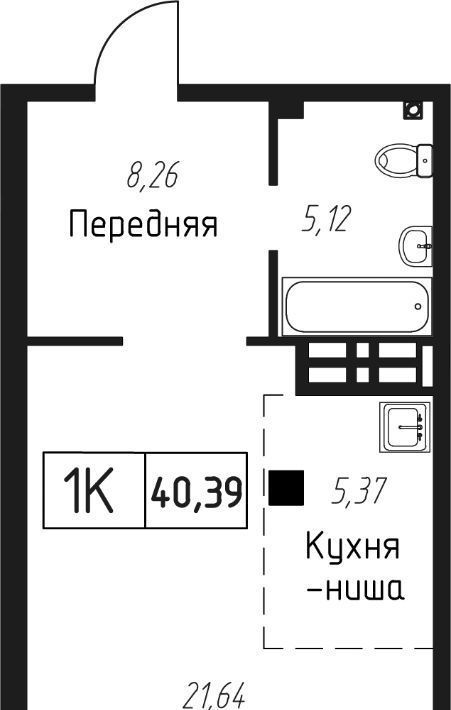 квартира г Владивосток р-н Советский Чайка ЖК «Чайка» фото 1