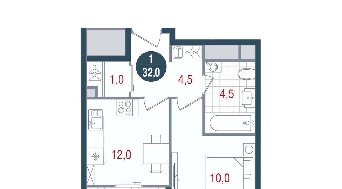 квартира г Москва метро Кантемировская ул Севанская 62с/2 фото 1