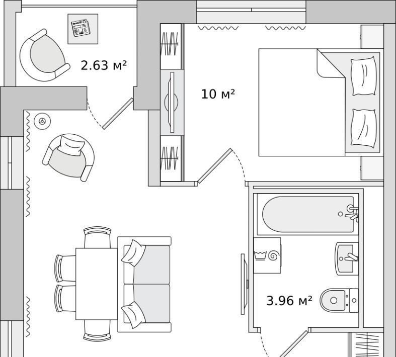 квартира р-н Всеволожский г Мурино ул Шоссе в Лаврики 51 Девяткино фото 1