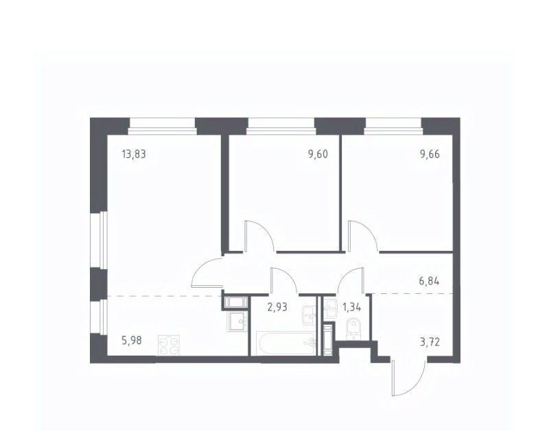 квартира р-н Всеволожский г Мурино ЖК «Новые Лаврики» 1/1 Девяткино фото 1