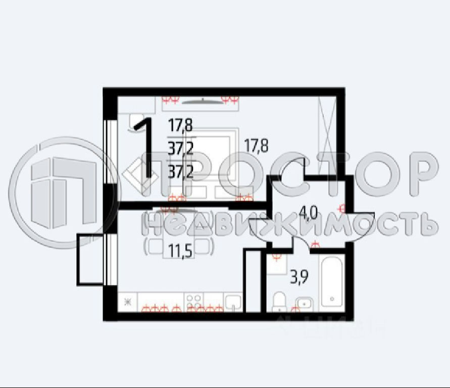 квартира г Москва метро Коммунарка Гренадерская ул., 9к 3, обл Московская фото 1