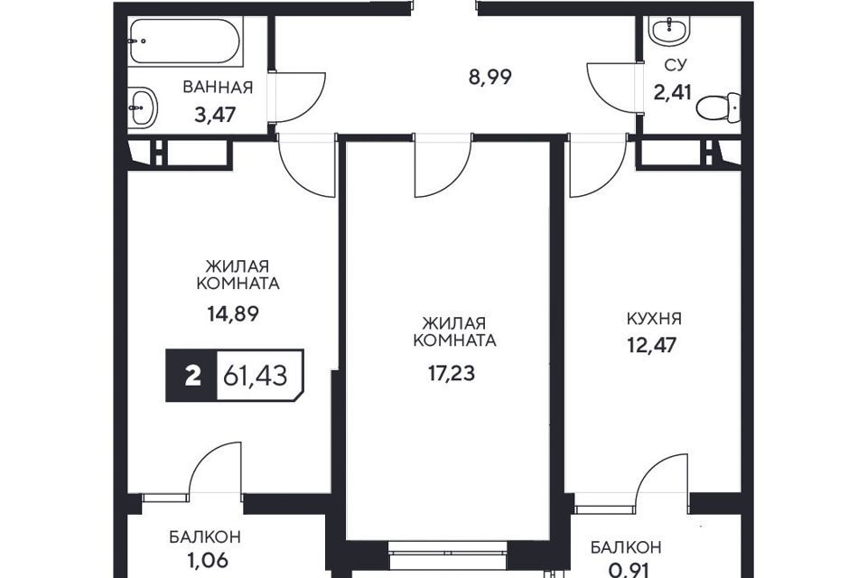 квартира р-н Анапский г Анапа ш Анапское 1 муниципальное образование Анапа фото 1