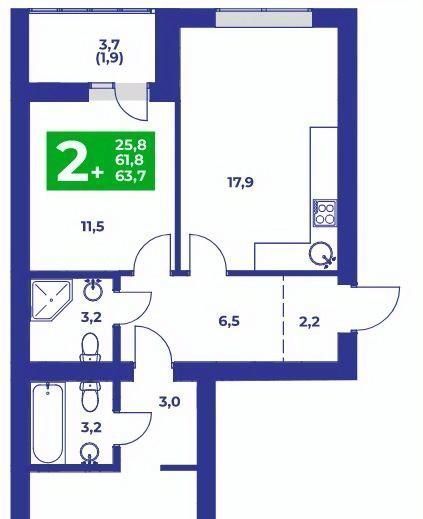 квартира г Стерлитамак ул Заводская 20 фото 1